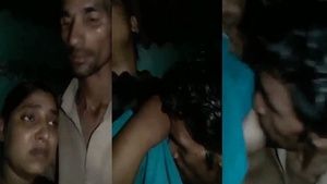 Hot video of a farmgirl and her boyfriend in the act using a selfie camera.