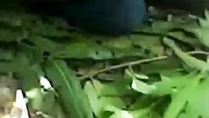 Young South Indian lovers enjoy spicy outdoor sex escapade