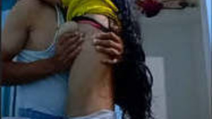 Hot and sexy Indian couple in action.