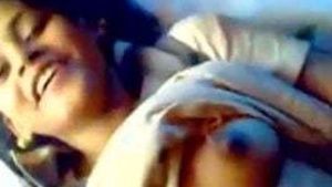A girl from Madhya Pradesh has rough sex in the missionary position.