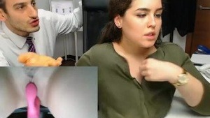 The secretary from The Spanish Office shows her mature side