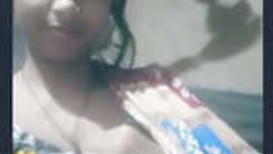 Desi village girl showing her boobs and pussy
