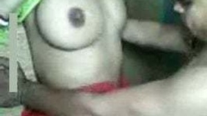 Cowgirl pleasure in rural Indian girlfriend’s MMS with her lover