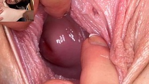 Young women getting pleasure from masturbation and vaginal sex with extreme close ups.
