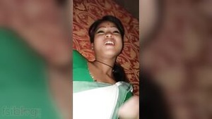 Small boobed bitch gets her pussy drilled by her neighbor in an MMS video.
