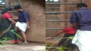 Public eggcection in an Indian village