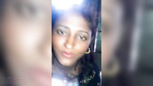 Desi girl flashes her shaved treasure and gets off on camera