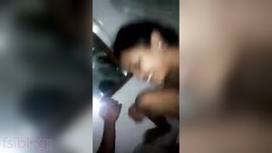 A young Bengali woman gets undressed and has her hairy private part shaved before getting love making