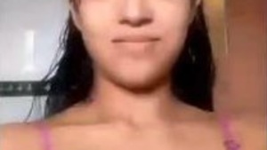 Beautiful Indian wife in the bathroom in a sexy manner.