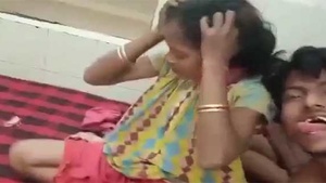 A group of boys enjoy the hot Assamese girl in a hardcore scene.