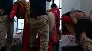 A college couple seduces an Indian couple for some hot sex.