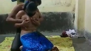 Amateur couple enjoys some hot sex at home.