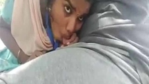 Outdoor office affair with South Indian girl involves oral sex