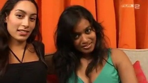 Beautiful girls seduce a friend in a hotel room and give him hardcore sex with fingering and big ass girl action.