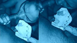 An Indian maid sucks my penis and that is recorded on a night vision camera.