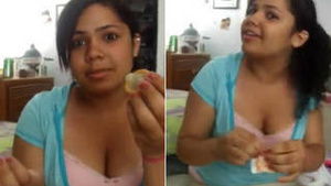 Steamy-play with a hot Indian sister with a condom