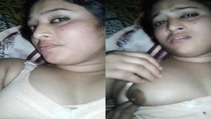 Beautiful married village woman with her charms hits the hotline