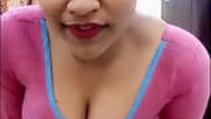 Swetha, the desi hottie, showing off her big chest and clitoris.