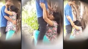 Beautiful outdoor Indian sex scene with an amazing blowjob