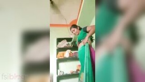 South Indian house wife has an affair with a well-endowed man and gives a blowjob