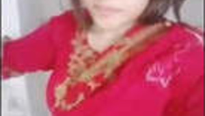 Pretty Pakistani woman taking sexy self-portraits for her lover.