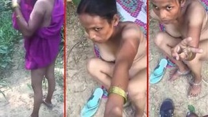 Desi randi goes wild outdoors and gets naughty