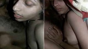 Young Indian college girl finds comfort in love making with her boyfriend.