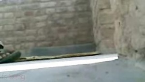 Hot amateur couple makes love on the roof